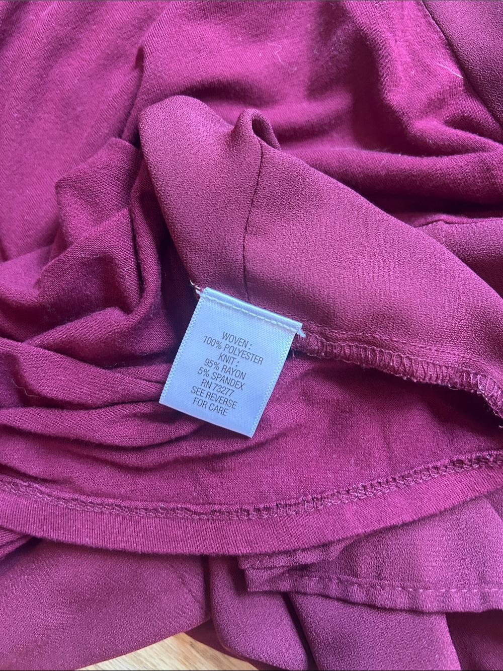 ๐ธ3 FOR $20๐ธ
Dana Buchman Burgundy Layered Ruffle Blouse - Picture 8 of 9
